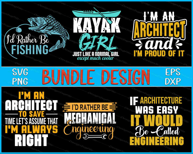 Fishing Bundle SVG, Engineering PNG