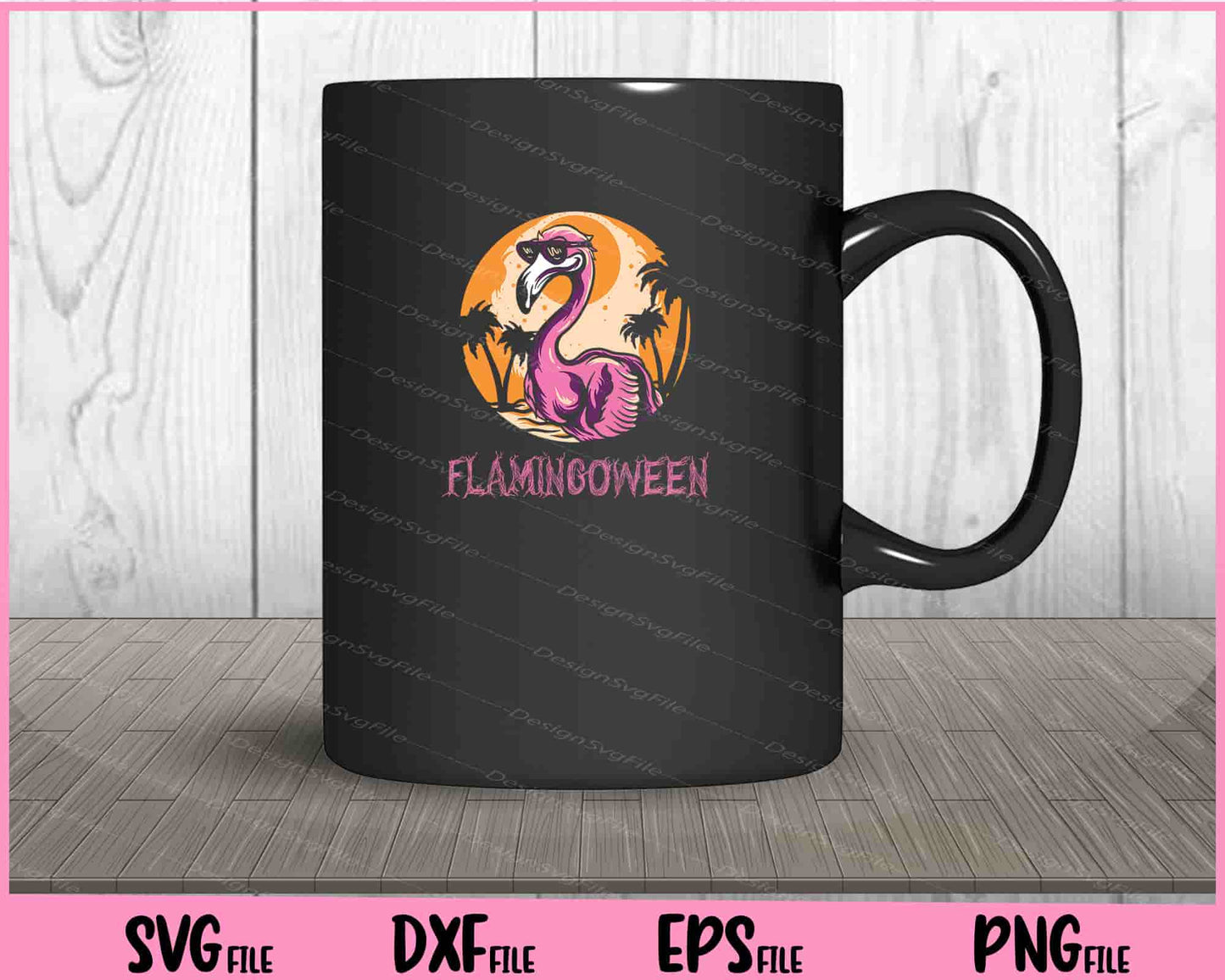 Flamingoween Flamingo Happy Halloween Svg Cutting Printable Files  - Premium Cutting Files in SVG, PNG & EPS Formats - Premium SVG Cutting Files for Crafts