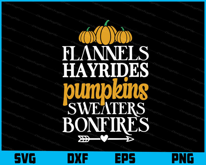 Flannels Hayrides Pumpkin Sweaters Thanksgiving