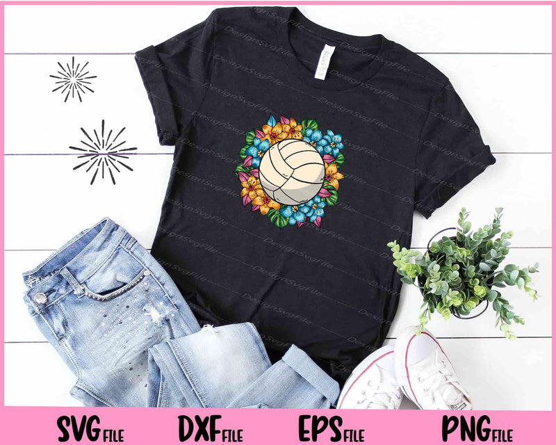 Floral Volleyball Vintage t shirt