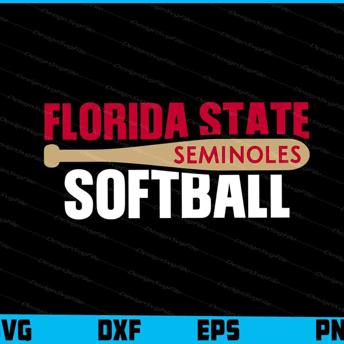 Florida State Seminoles Softball SVG