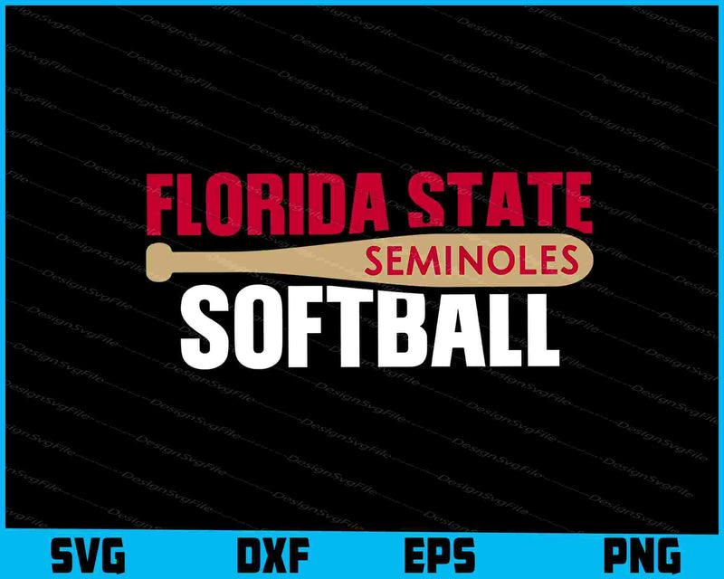 Florida State Seminoles Softball SVG