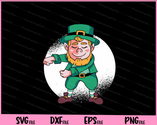 Flossing Leprechaun St Patrick's Day Svg Cutting Printable Files  - Premium Cutting Files in SVG, PNG & EPS Formats - Premium SVG Cutting Files for Crafts