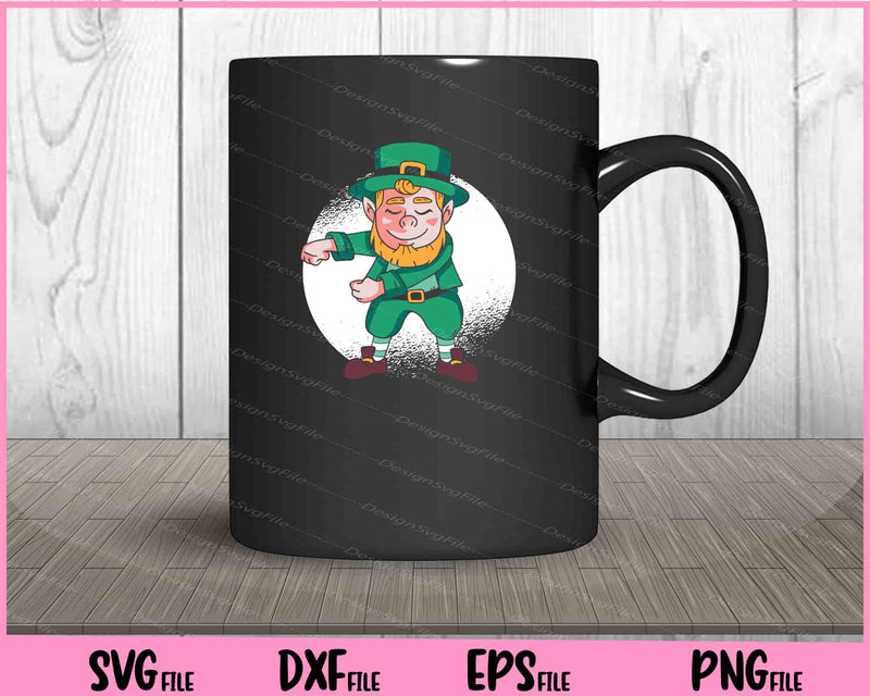 Flossing Leprechaun St Patrick's Day mug