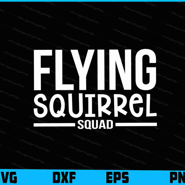 Flying Squirrel Squad SVG, Animals PNG
