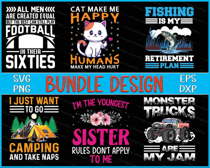 Football Bundle SVG Retirement PNG