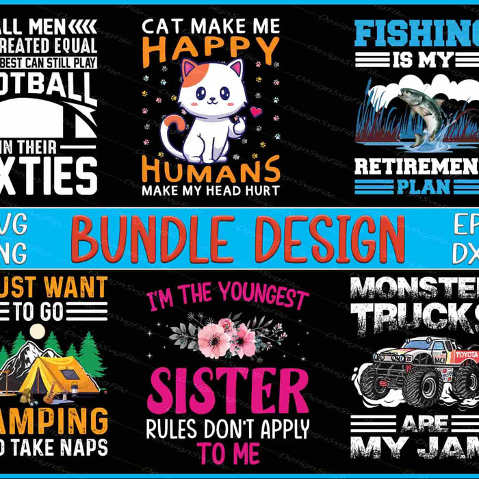 Football Bundle SVG Retirement PNG