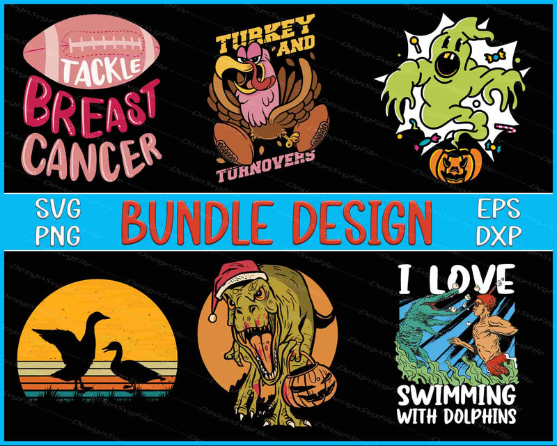 Football Bundle SVG, Goose Vintage PNG