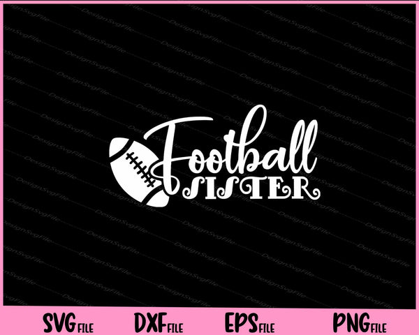 Football Sister svg