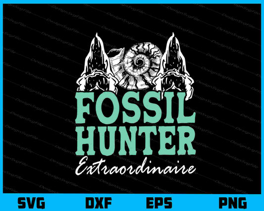 Fossil Hunting Collector Svg Cutting Printable File  - Premium Cutting Files in SVG, PNG & EPS Formats - Premium SVG Cutting Files for Crafts