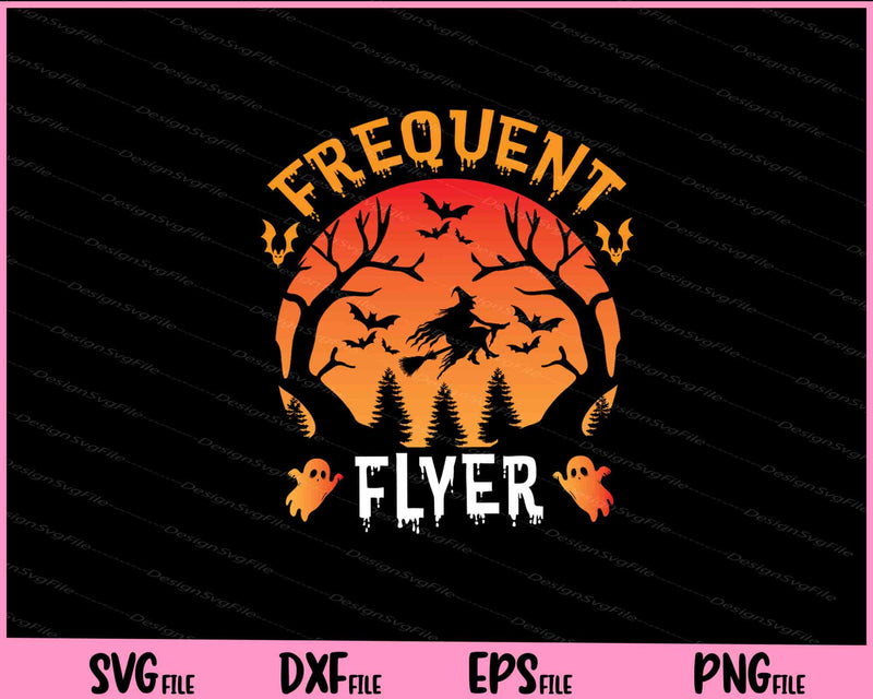 Frequent flyer Halloween Svg Cutting Printable Files  - Premium Cutting Files in SVG, PNG & EPS Formats - Premium SVG Cutting Files for Crafts