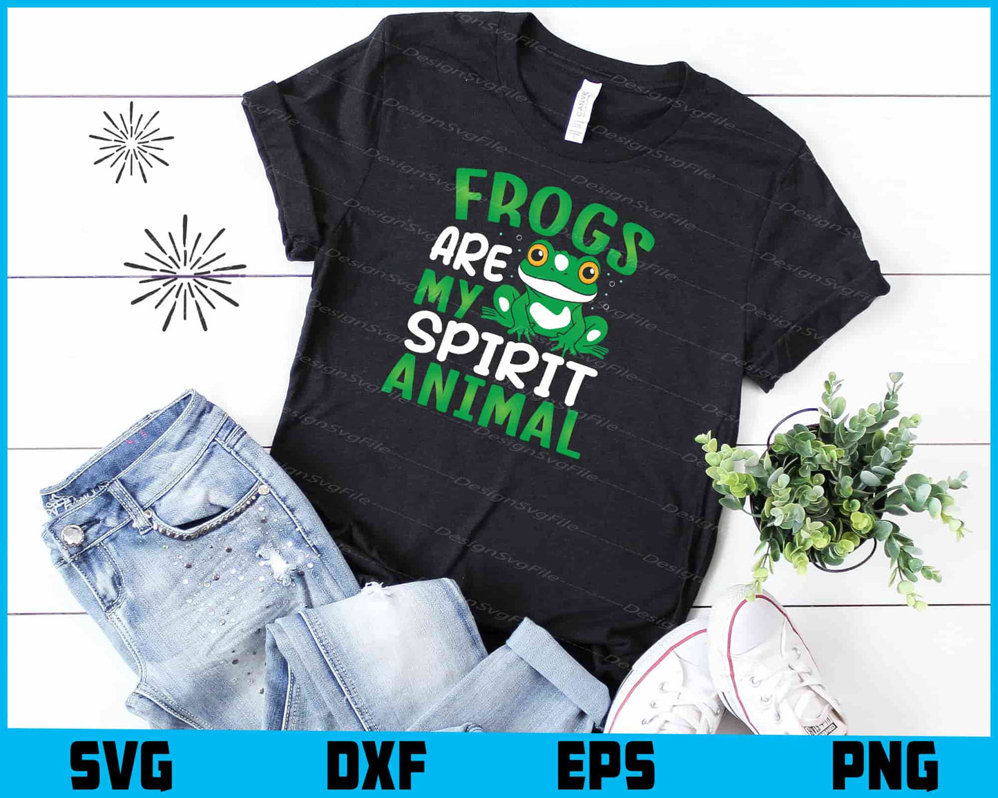 Frogs Are My Spirit Animal SVG