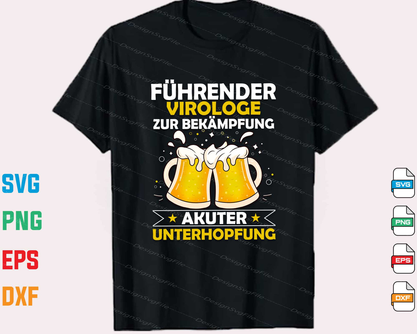 Führender Virologe Zur Bekämpfung Akuter Unterhopfung Svg Cutting Printable File  - Premium Cutting Files in SVG, PNG & EPS Formats - Premium SVG Cutting Files for Crafts