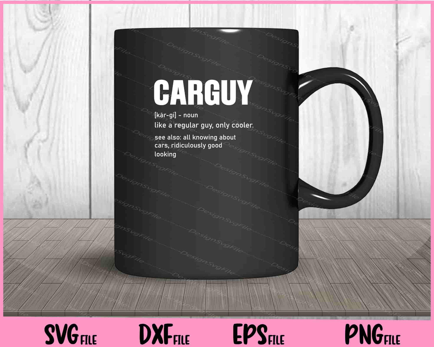 Funny Car Guy Svg Cutting Printable Files  - Premium Cutting Files in SVG, PNG & EPS Formats - Premium SVG Cutting Files for Crafts