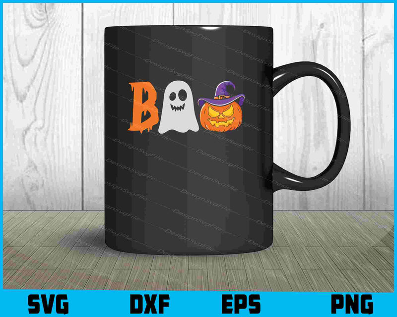 Funny Halloween Boo Pumpkin SVG PNG Printable File  - Premium Cutting Files in SVG, PNG & EPS Formats - Premium SVG Cutting Files for Crafts