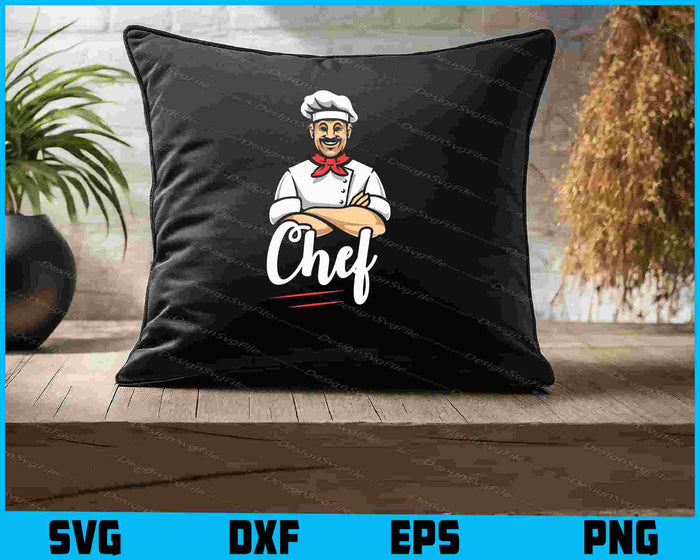 Funny Restaurant Chef SVG