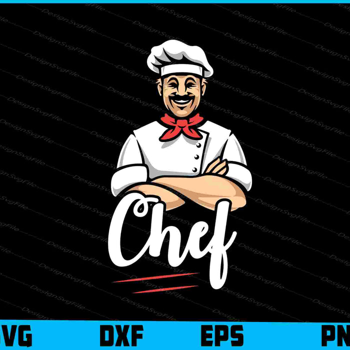 Funny Restaurant Chef SVG
