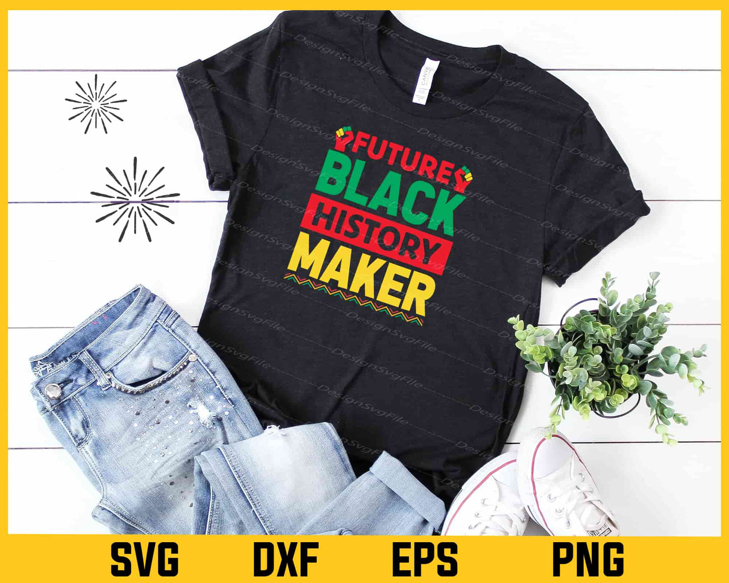 Future Black History Maker Svg Cutting Printable File  - Premium Cutting Files in SVG, PNG & EPS Formats - Premium SVG Cutting Files for Crafts