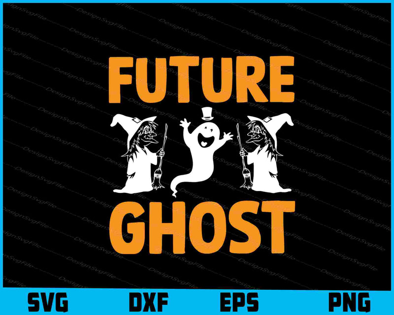 Future Ghost Halloween Svg png Design Printable File  - Premium Cutting Files in SVG, PNG & EPS Formats - Premium SVG Cutting Files for Crafts