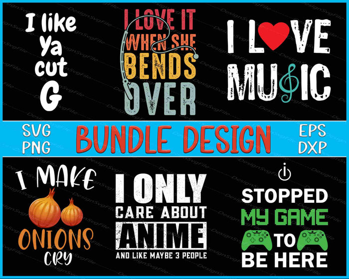 Game Bundle SVG, Anime PNG Cook Chef