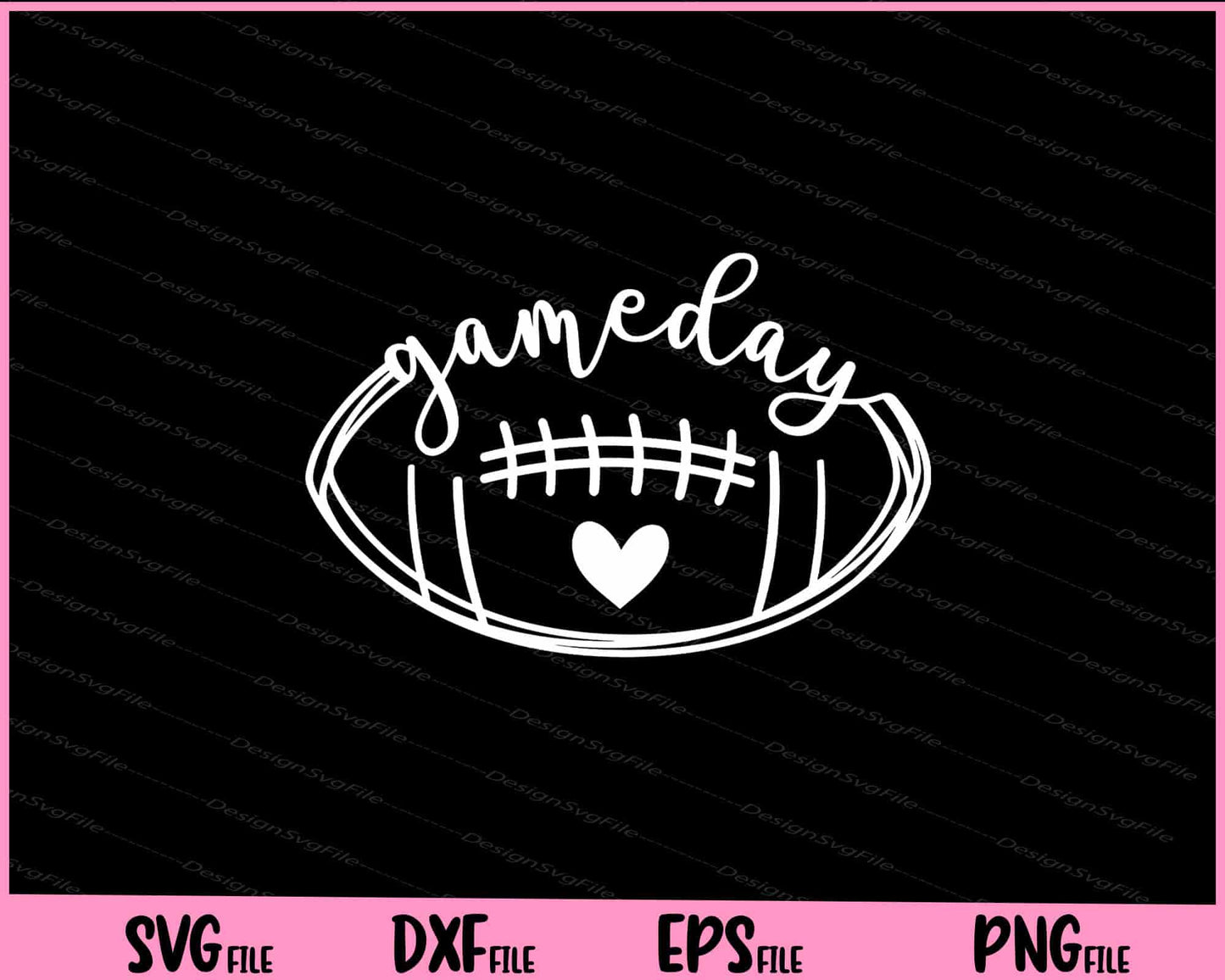 Game Day Football Svg Cutting Printable Files  - Premium Cutting Files in SVG, PNG & EPS Formats - Premium SVG Cutting Files for Crafts