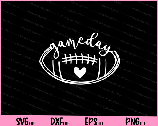 Game Day Football Svg Cutting Printable Files  - Premium Cutting Files in SVG, PNG & EPS Formats - Premium SVG Cutting Files for Crafts