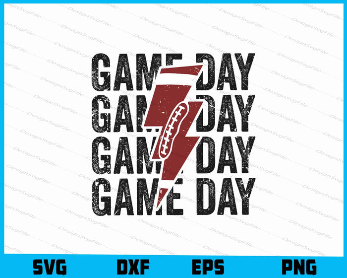Game Day Football SVG