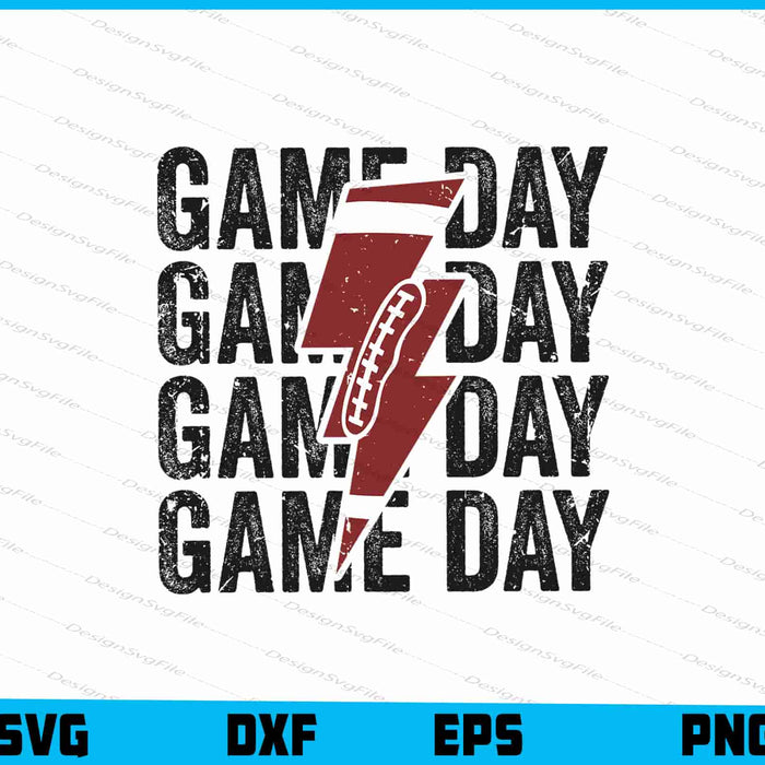 Game Day Football SVG