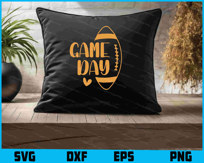 Game Day Football SVG, Football Season PNG