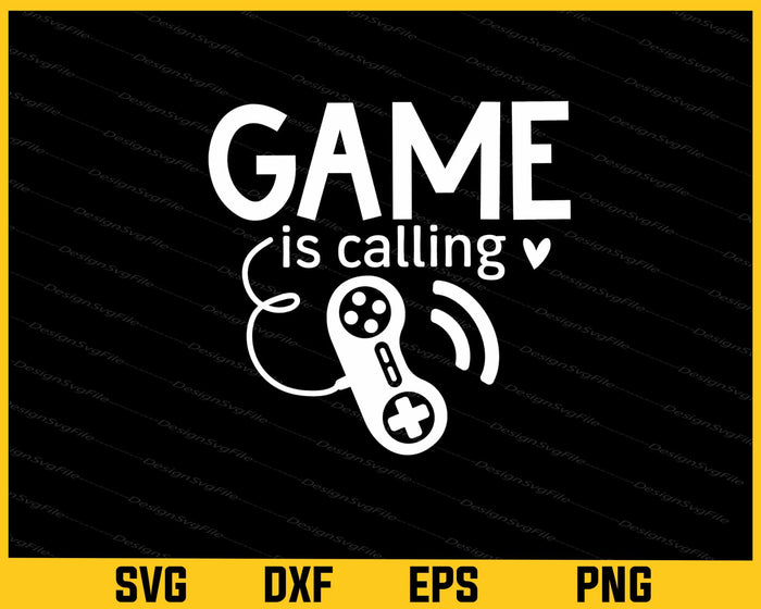 Game Is Calling Svg Cutting Printable File  - Premium Cutting Files in SVG, PNG & EPS Formats - Premium SVG Cutting Files for Crafts