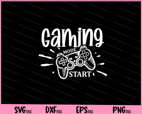 Gaming mode start Father day svg