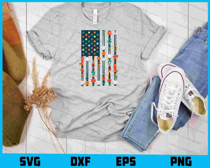 Collection of various design bundles with text and graphics on a white background.