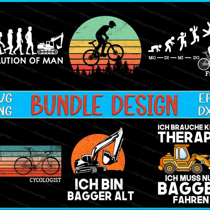 Germany Bundle SVG, Bagger PNG