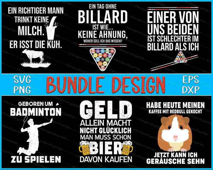 Germany Bundle SVG, Billard PNG
