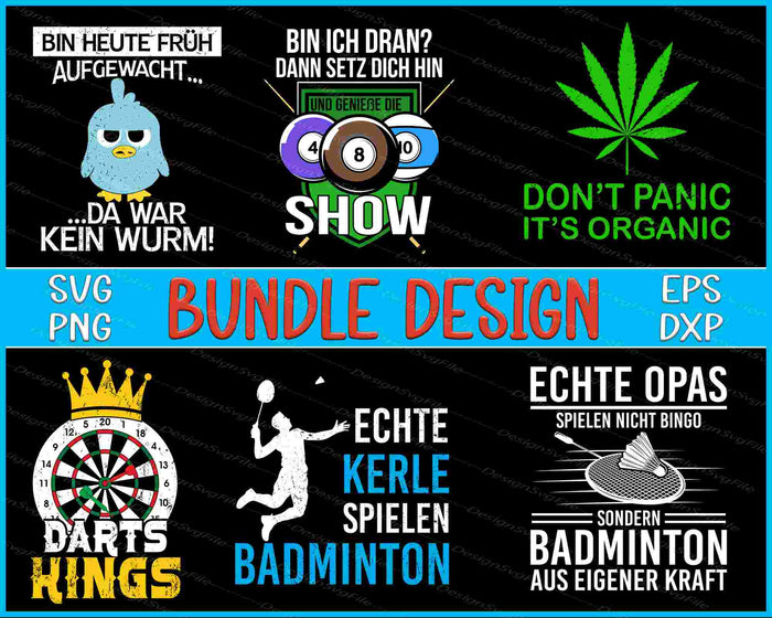 Germany Bundle SVG, Darts Kings PNG