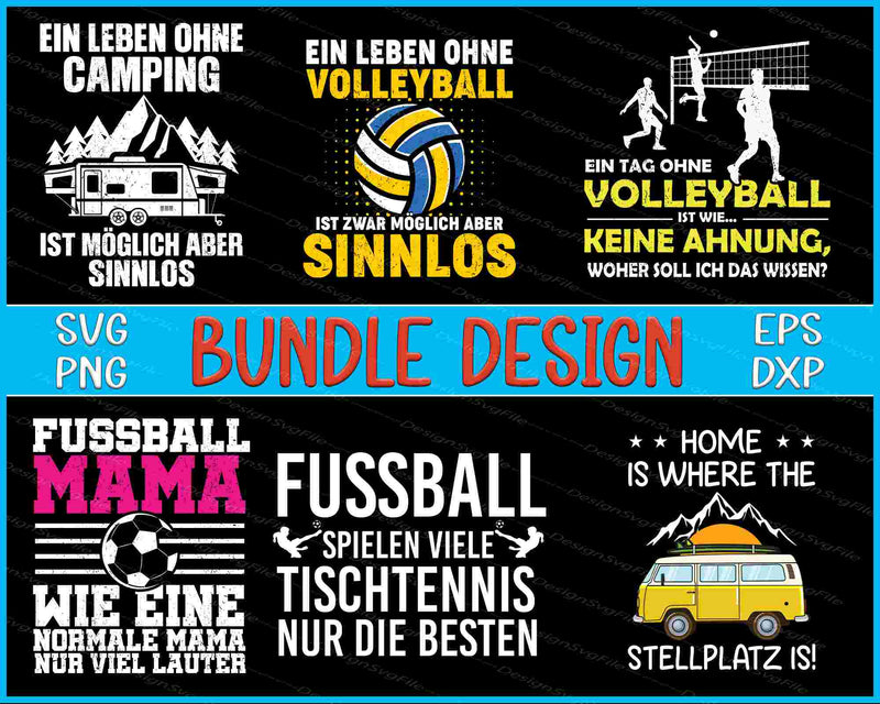 Germany Bundle SVG, Fussball Mama PNG