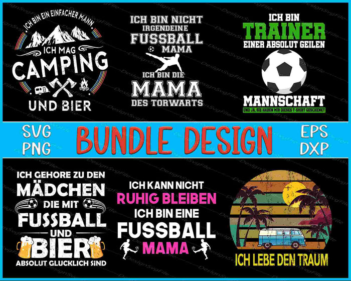 Germany Bundle SVG, Fussball PNG