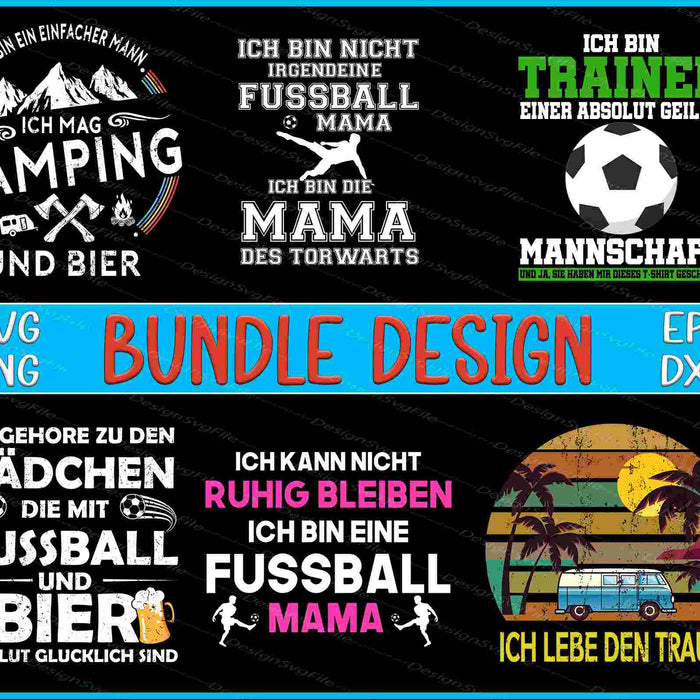 Germany Bundle SVG, Fussball PNG