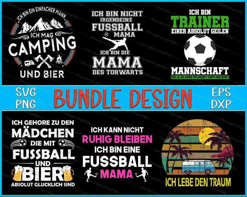 Germany Bundle SVG, Fussball PNG