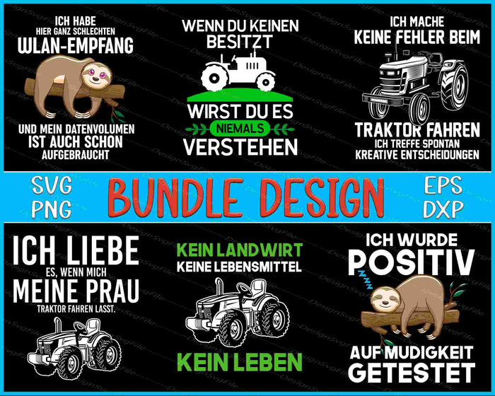 Germany Bundle SVG, Sloth Animal PNG