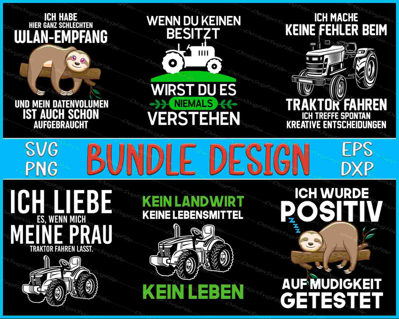 Germany Bundle SVG, Sloth Animal PNG