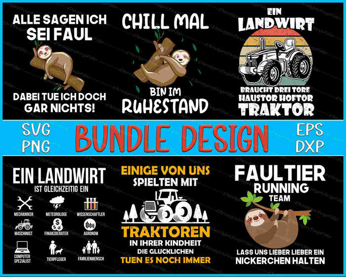 Germany Bundle SVG, Traktor PNG