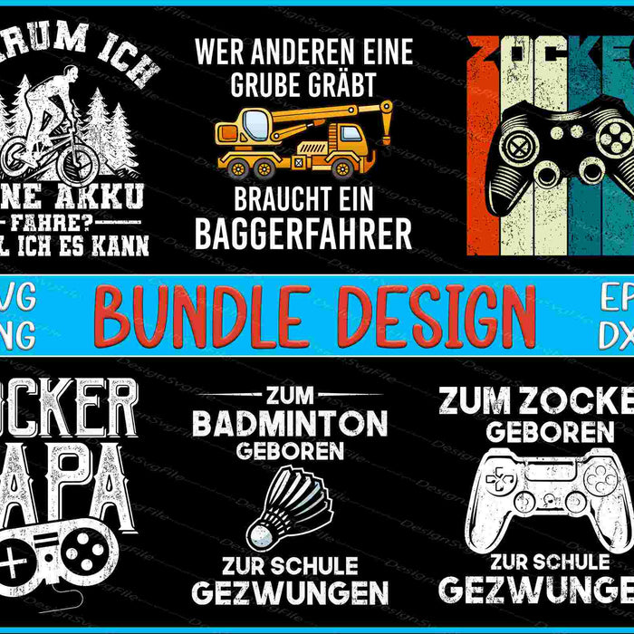 Germany Bundle SVG, Zocken PNG