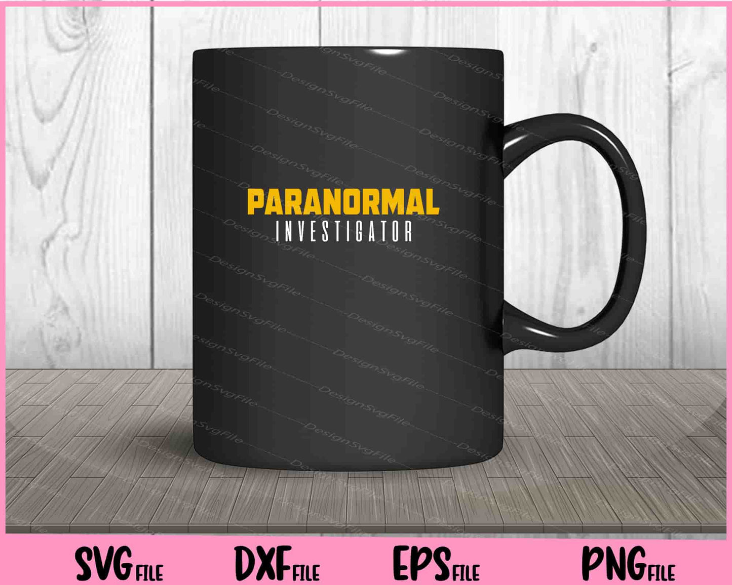 Ghost Hunting Paranormal Investigator Svg Cutting Printable Files  - Premium Cutting Files in SVG, PNG & EPS Formats - Premium SVG Cutting Files for Crafts