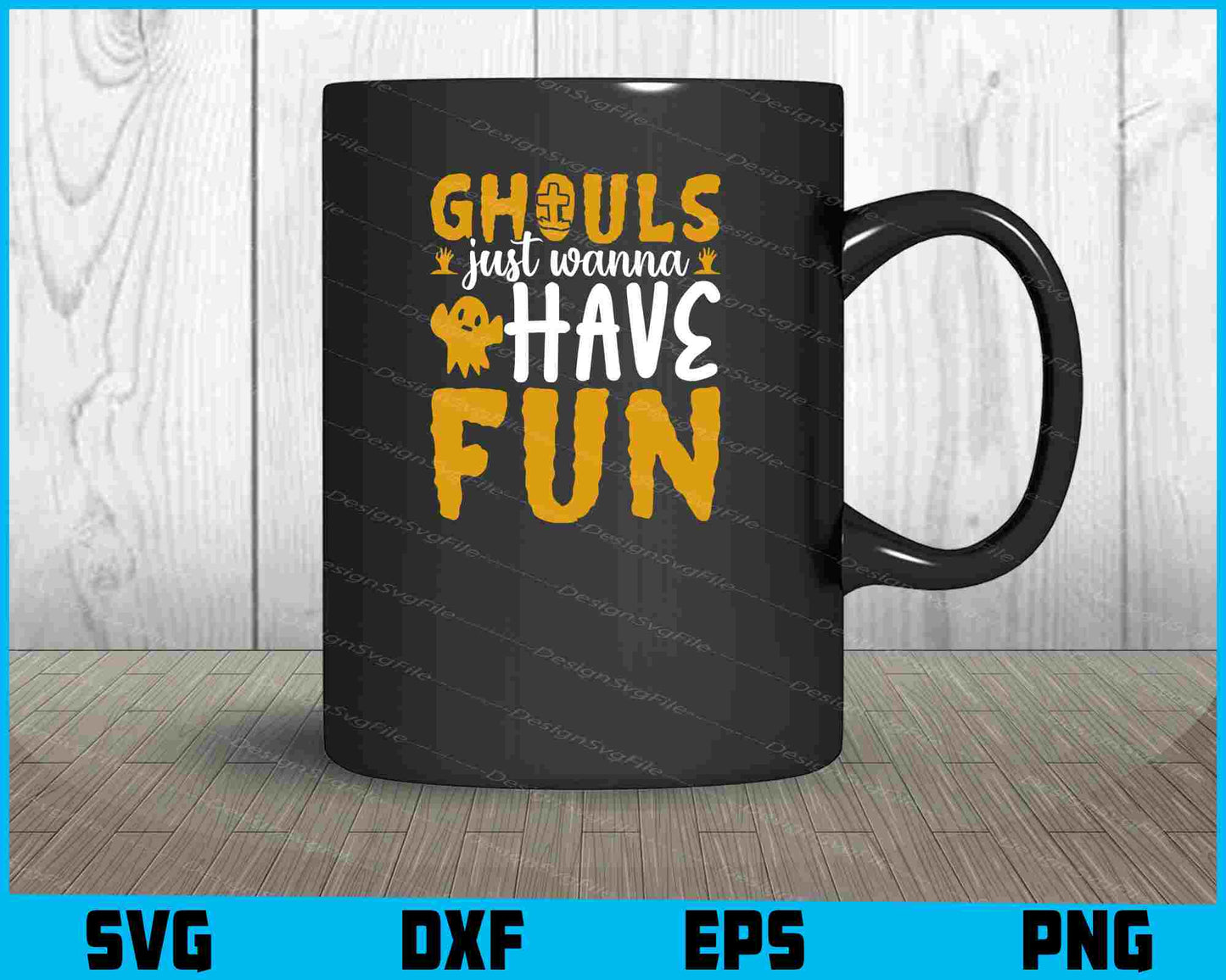 Ghouls Just Wanna Have Fun Halloween Svg Png Digital Sublimation Print File  - Premium Cutting Files in SVG, PNG & EPS Formats - Premium SVG Cutting Files for Crafts