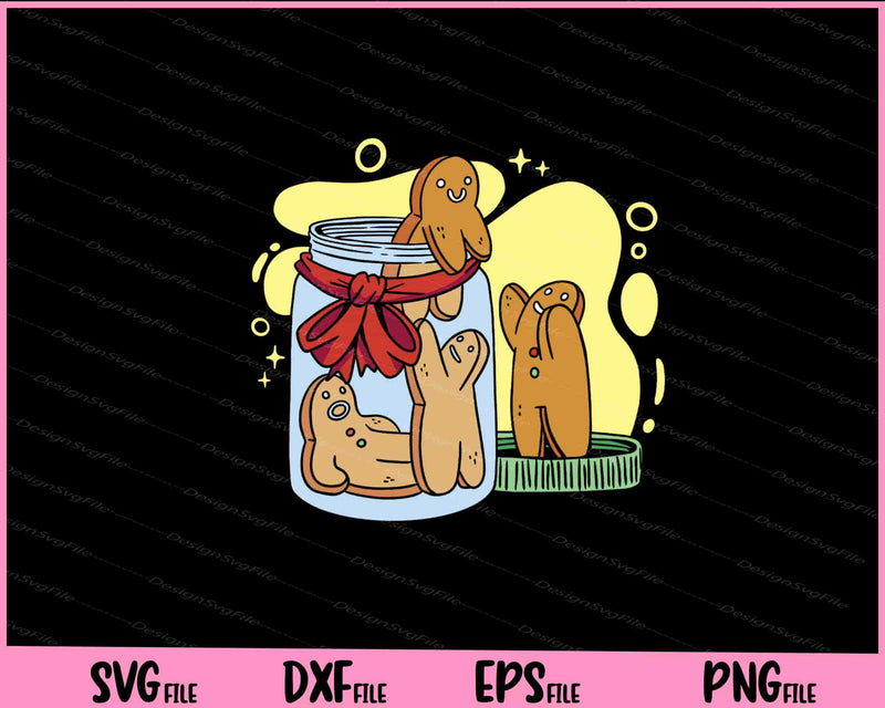 Gingerbread Cookies Christmas Svg Cutting Printable Files  - Premium Cutting Files in SVG, PNG & EPS Formats - Premium SVG Cutting Files for Crafts