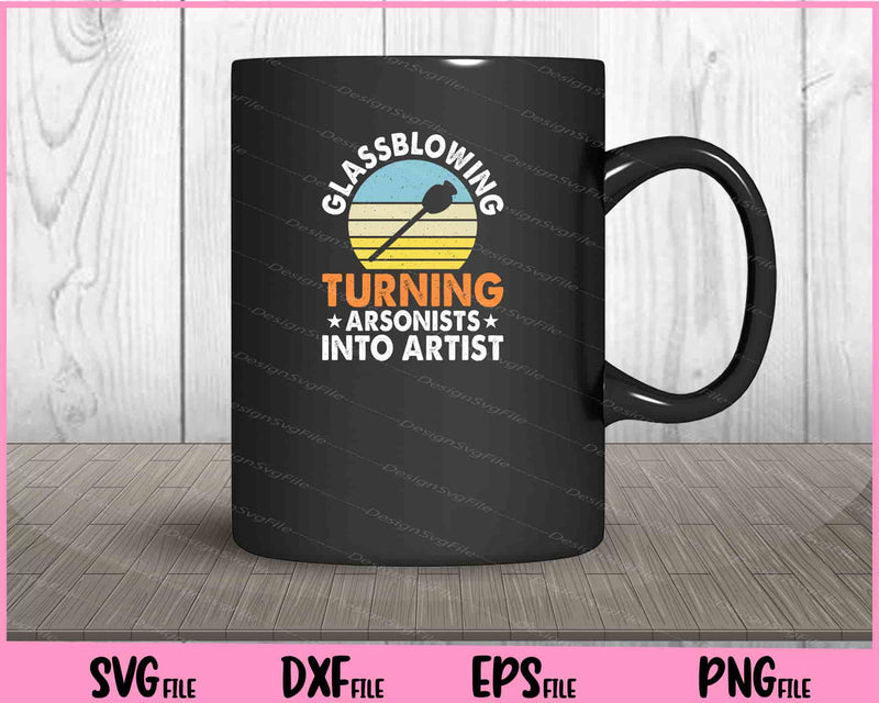 Glass Blowing Turning Arsonists Vintage Svg Cutting Printable Files  - Premium Cutting Files in SVG, PNG & EPS Formats - Premium SVG Cutting Files for Crafts