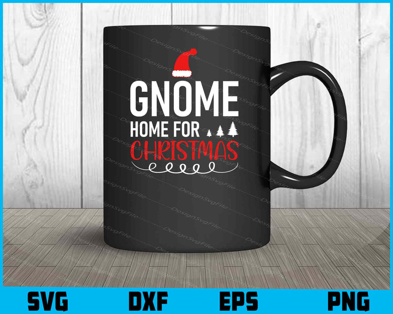 Gnome Home For Christmas Svg Png Dxf Digital Cutting File  - Premium Cutting Files in SVG, PNG & EPS Formats - Premium SVG Cutting Files for Crafts