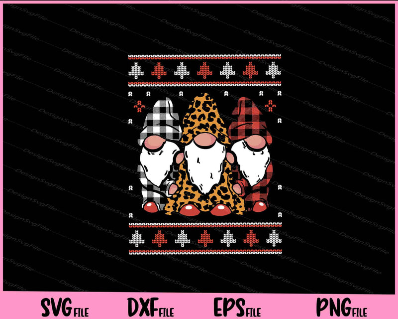 Gnomes In Pyjamas Christmas Sweater Svg Cutting Printable Files  - Premium Cutting Files in SVG, PNG & EPS Formats - Premium SVG Cutting Files for Crafts
