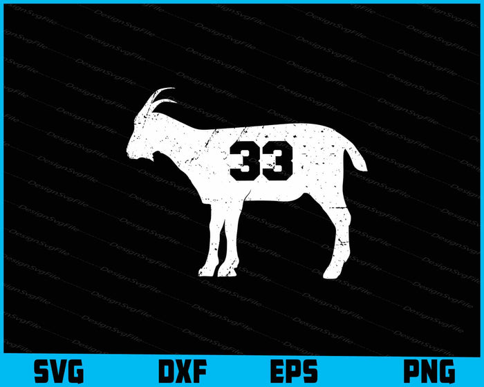 Goat 33 SVG, Vintage Distressed PNG